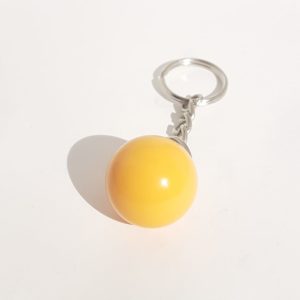 Sleutelhanger met biljartbal