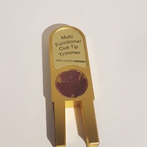 Cue tip trimmer