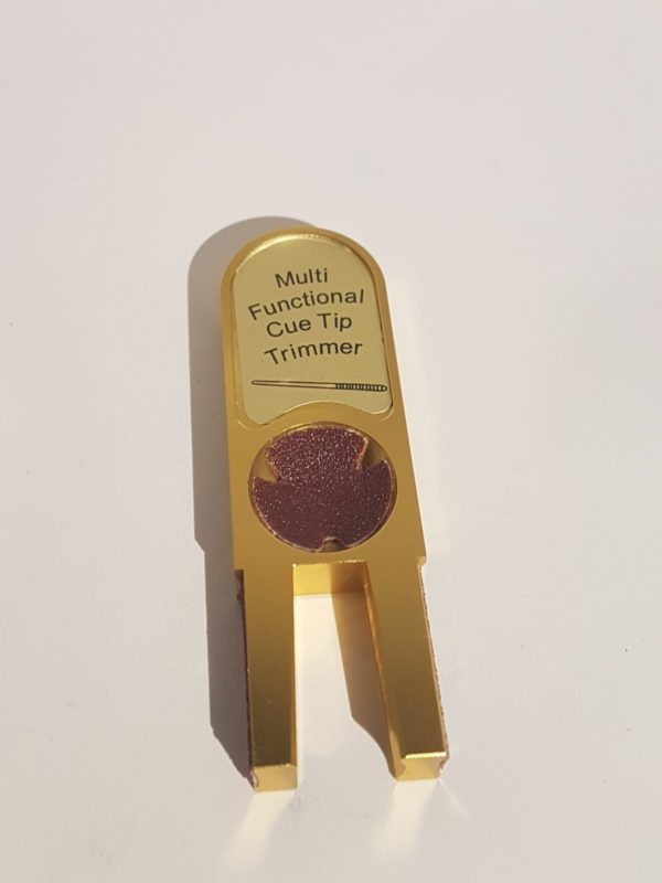 Cue tip trimmer