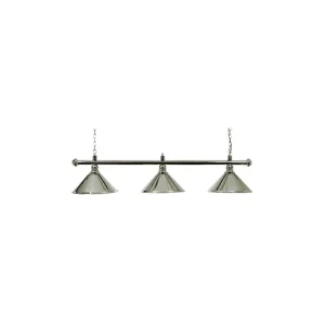 Biljart Lamp Set Chroom 37 cm