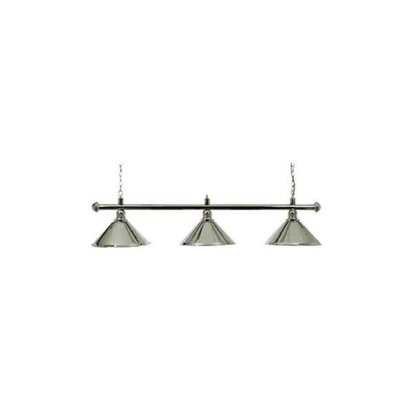 Biljart Lamp Set Chroom 37 cm