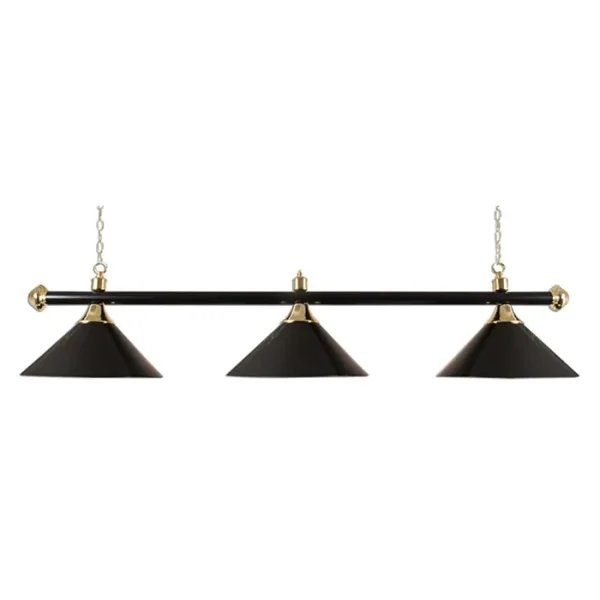 Biljart Lamp Set Zwart 37 cm